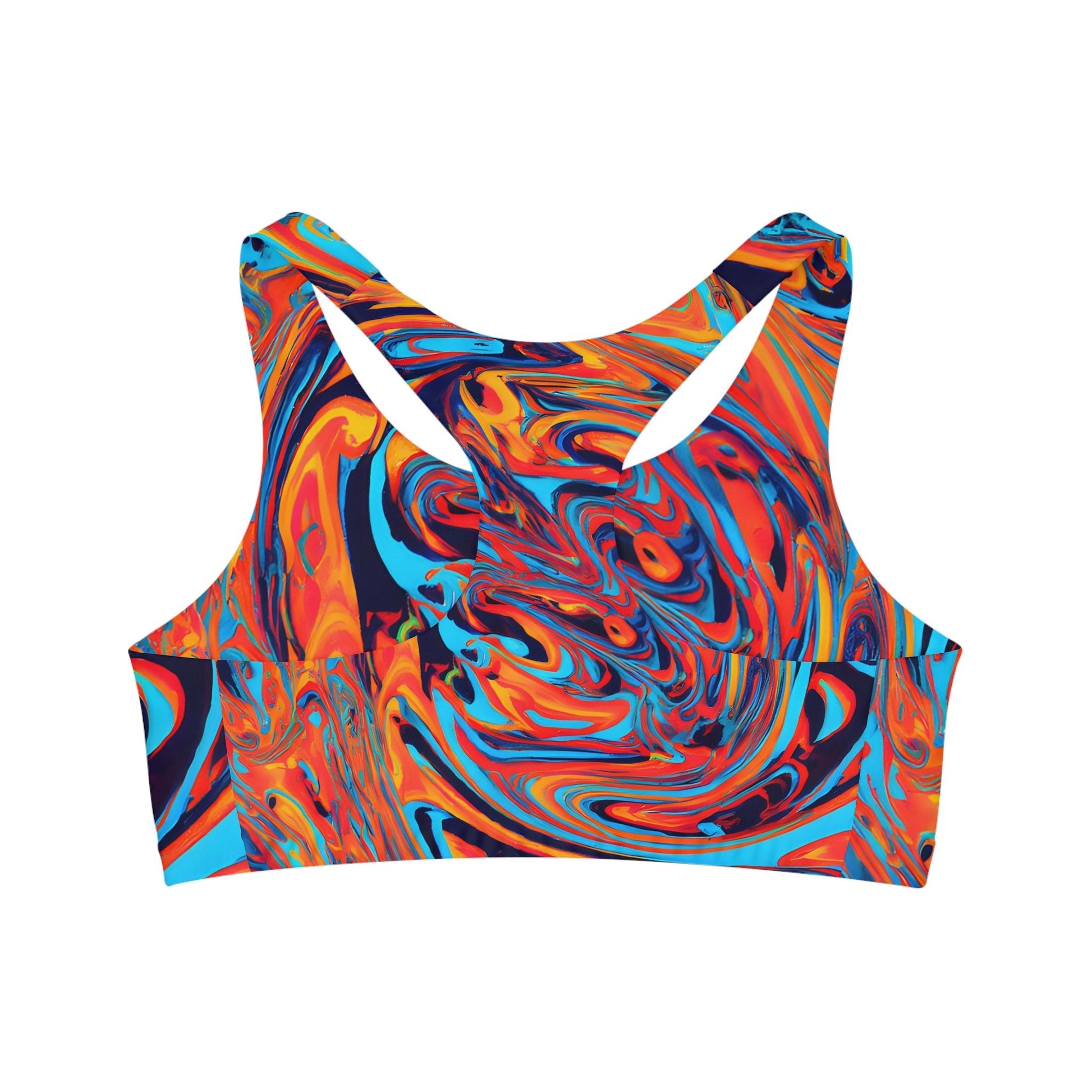 Women's Zigzag Seamless Sports Bra - Seamless Sports Bras - Taigora Activewear